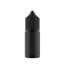 Load image into Gallery viewer, Chubby Gorilla Chubby Gorilla - 30ML Stubby Unicorn Bottle - Transparent Black Bottle / Black Cap - V3