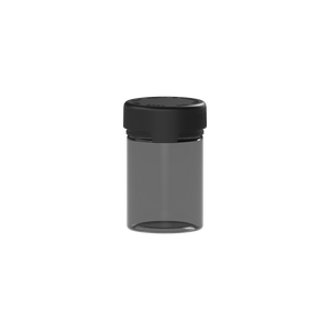 120CC/4OZ/120ML Aviator CR - Container With Inner Seal & Tamper - Translucent Black With Opaque Black Lid - Copackr.com