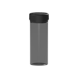240CC/8FL.OZ/240ML Aviator CR - Container With Inner Seal & Tamper - Translucent Black With Opaque Black Lid - Copackr.com