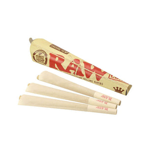 RAW - Organic Kingsize Pre-Rolled Cones 3ct 
