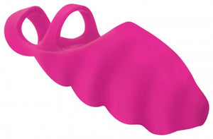 Thrill-Her Silicone Finger Vibrator - Pink - BILLI BILLI STORE 