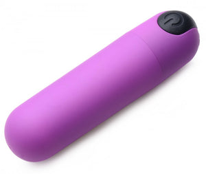 Vibrating Bullet with Remote Control - Purple - BILLI BILLI STORE 
