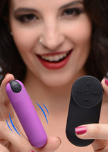 Load image into Gallery viewer, Vibrating Bullet with Remote Control - Purple - BILLI BILLI STORE 