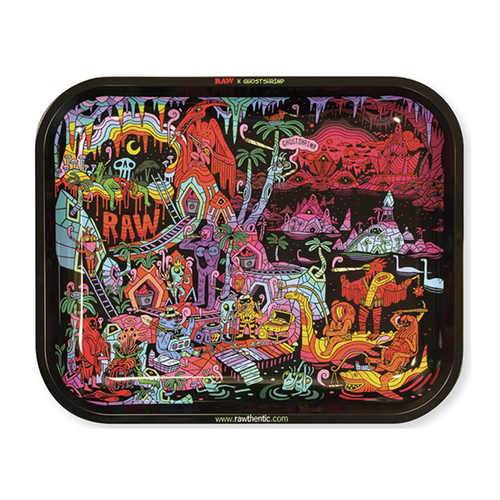 Raw Rolling Tray Ghost Shrimp 2 - Large - Fulfillment Center