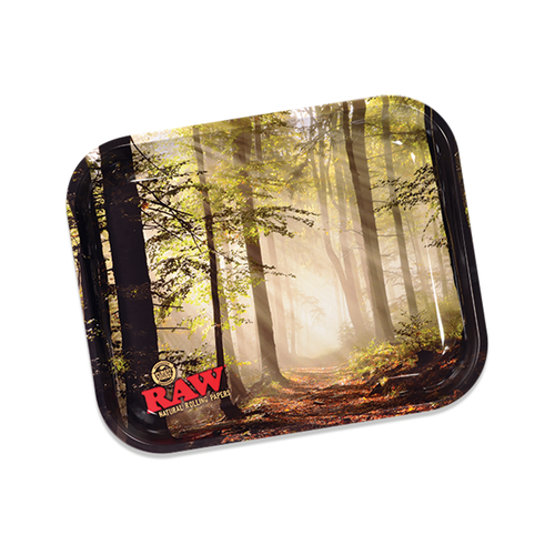 Raw Rolling Tray Smokey Forest - Large - Fulfillment Center